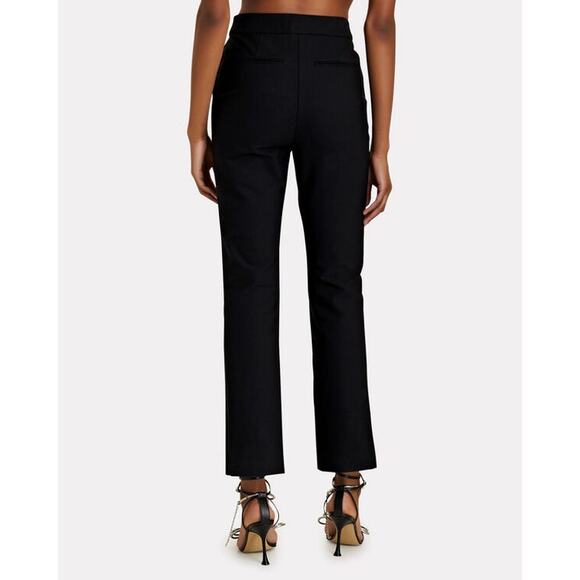 NWT Derek Lam 10 Crosby Van Zip Cuff Cropped Trouser Pant Black Size 4 - Picture 3 of 9